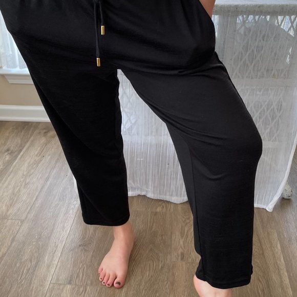 Life Worx By Gloria Vanderbilt Pants Black Joggers - Picture 2 of 15